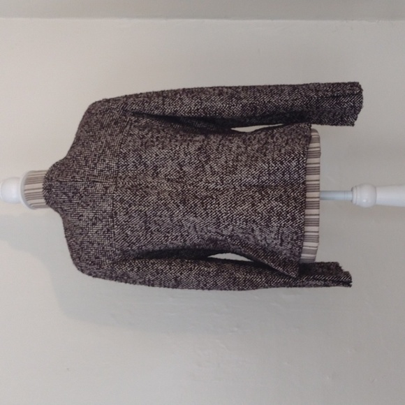 Jones New York Black Tweed Wool Blend Jacket Size 10 - Picture 3 of 12